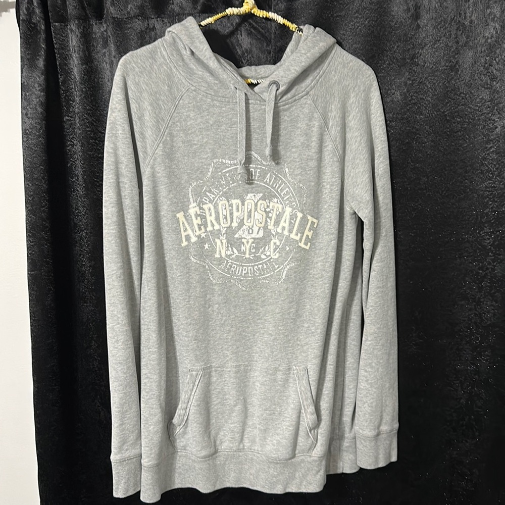 Gray medium Aeropostale hoodie